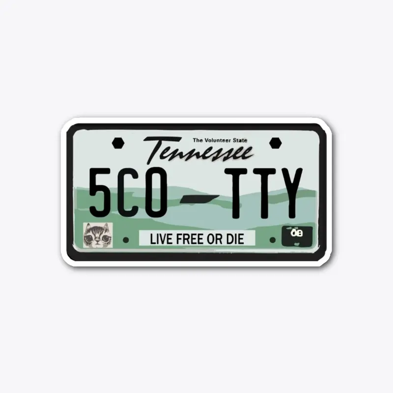 Scotty License Plate